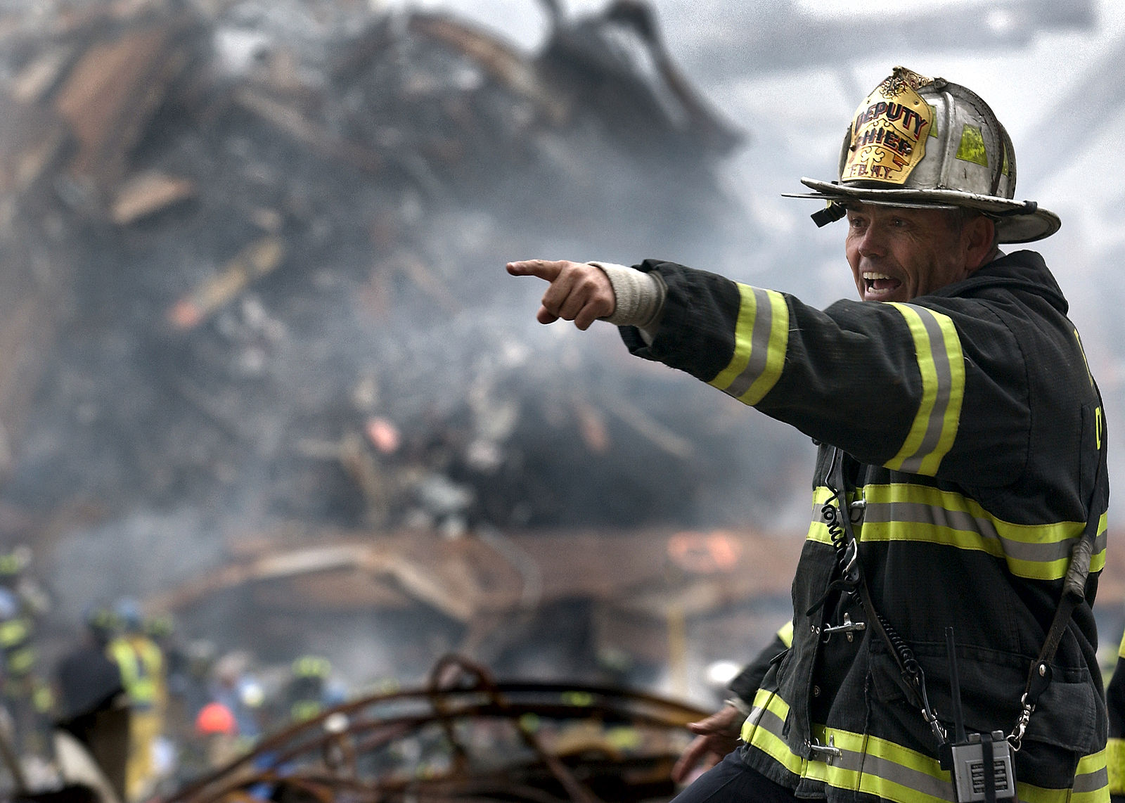 New York Fire Department Deputy Chief Joseph Curry calls for rescue teams