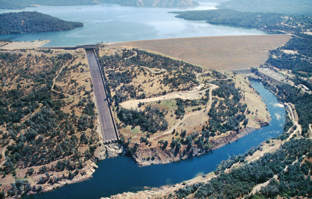 Lake Oroville Dam California