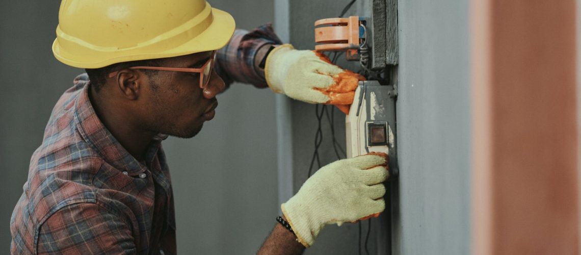 an engineer working on a construction site