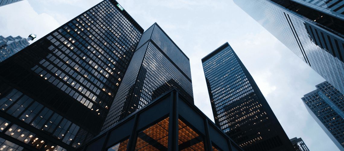 a group of high-rise buildings